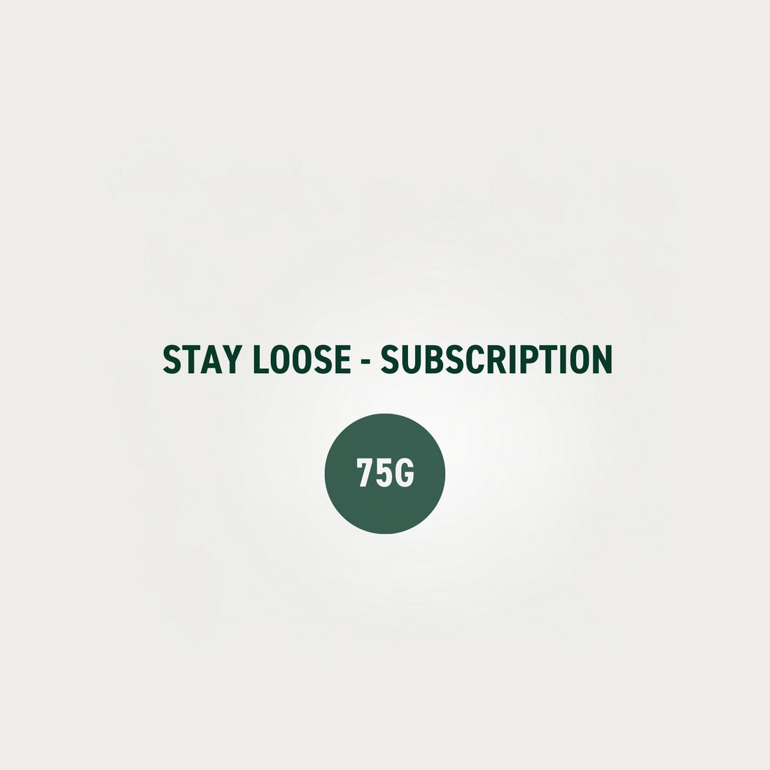 Loose leaf subscription - minimal packaging + free postage - 75g