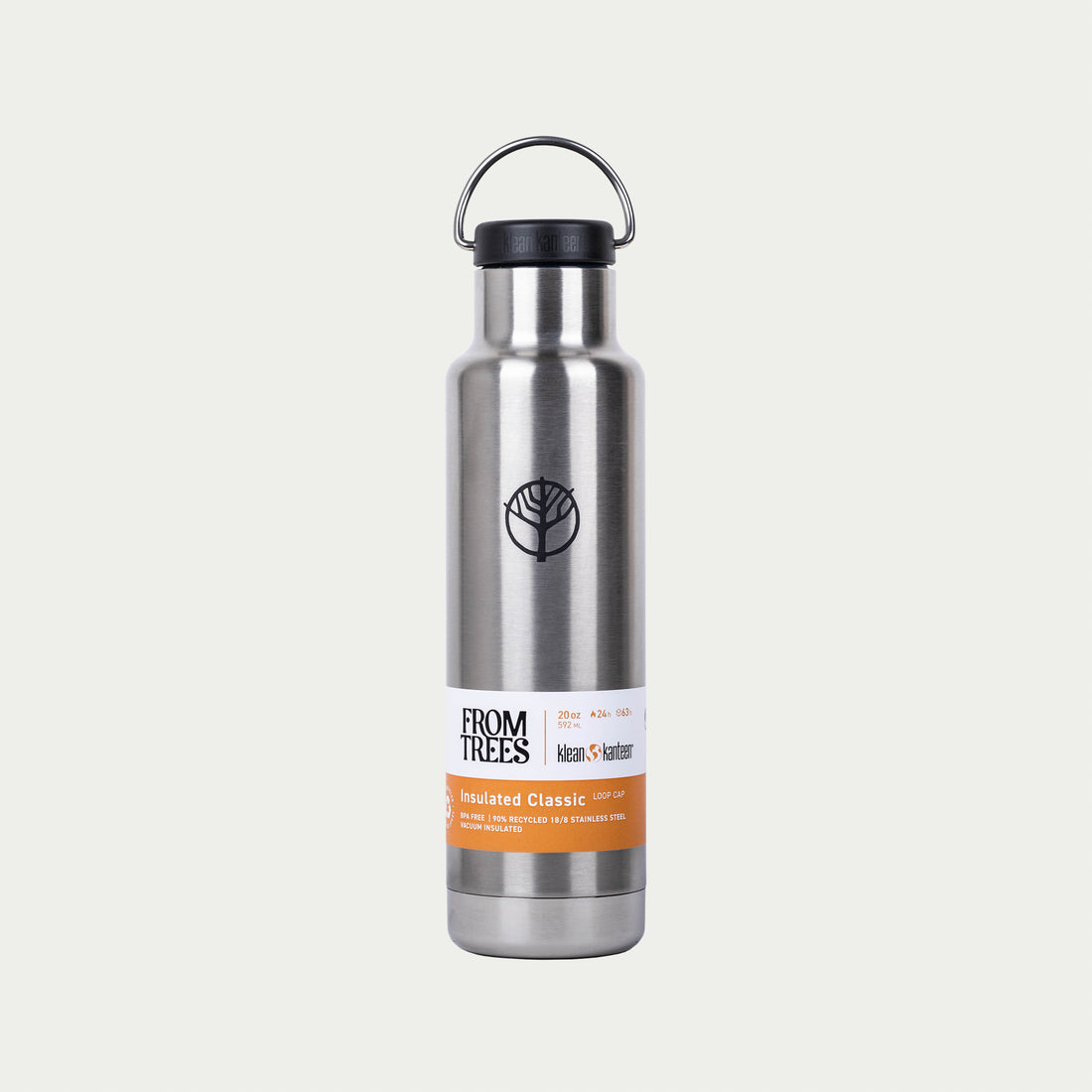 From Trees + Klean Kanteen . Insulated Classic 592ml (20oz)