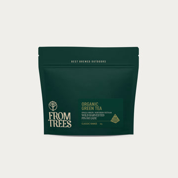 Organic Wild Green tea - Pin Ho Jade - Pyramid bags